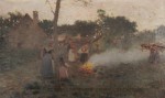 Lote 109: PLA Y RUBIO, Alberto Lote 109: PLA Y RUBIO, Alberto 'MUJERES ALREDEDOR DEL FUEGO'