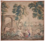 Lote 187: ANTIGUA TAPICERIA FRANCESA DE LA MANUFACTURA DE AUBUSSON. Lote 187: ANTIGUA TAPICERIA FRANCESA DE LA MANUFACTURA DE AUBUSSON. ANTIGUA TAPICERIA FRANCESA DE LA MANUFACTURA DE AUBUSSON.