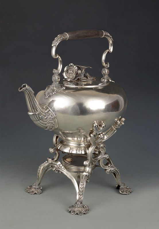  SAMOVAR DE PLATA FRANCESA SELLADA DE LA MAISON ODIOT. 