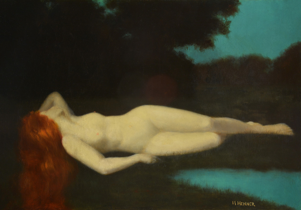 HENNER, Jean Jacques 'DESNUDO RECOSTADO'