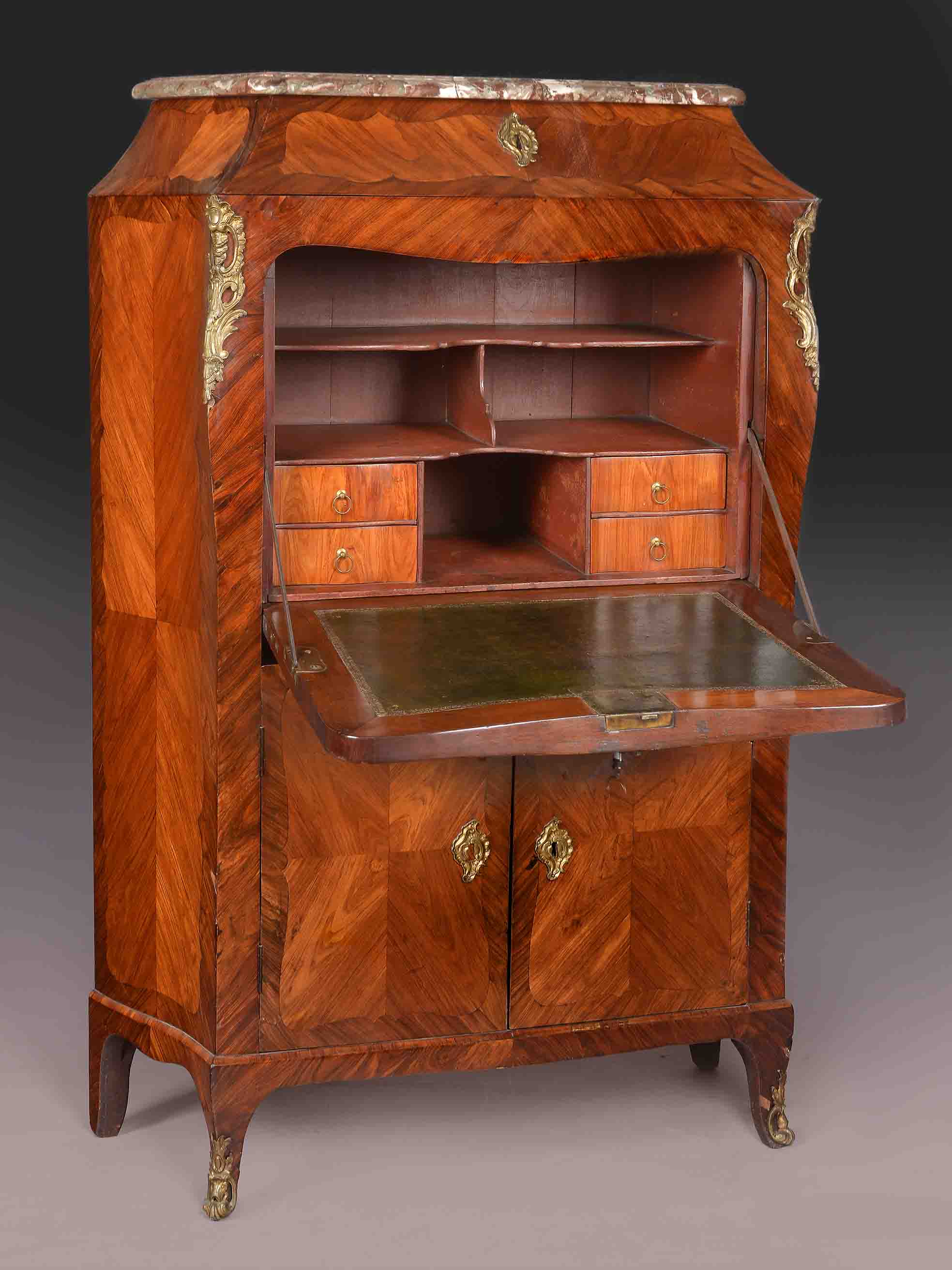  ANTIGUO SECRETAIRE FRANCES DE EPOCA LUIS XV.