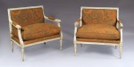 Lote 191: PAR DE ANTIGUOS SILLONES MARQUISES FRANCESES LUIS XVI. Lote 191: PAR DE ANTIGUOS SILLONES MARQUISES FRANCESES LUIS XVI. PAR DE ANTIGUOS SILLONES MARQUISES FRANCESES LUIS XVI.