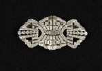 Lote 655: BROCHE DOBLE CLIP DE PLATINO Y BRILLANTES. Lote 655: BROCHE DOBLE CLIP DE PLATINO Y BRILLANTES. BROCHE DOBLE CLIP DE PLATINO Y BRILLANTES.