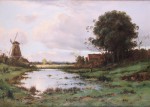 Lote 131: LE POITTEVIN, Louis Lote 131: LE POITTEVIN, Louis 'PAISAJE HOLANDES'