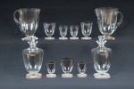Lotes 424, 426 y 423:
CUATRO JARRAS FRANCESAS CON ASA LATERAL PARA AGUA.
TREINTA Y CUATRO COPAS FRANCESAS FIRMADAS R. LALIQUE.
CUATRO BOTELLONES FRANCESES CON SUS TAPONES CORRESPONDIENTES Lotes 424, 426 y 423:
CUATRO JARRAS FRANCESAS CON ASA LATERAL PARA AGUA.
TREINTA Y CUATRO COPAS FRANCESAS FIRMADAS R. LALIQUE.
CUATRO BOTELLONES FRANCESES CON SUS TAPONES CORRESPONDIENTES
