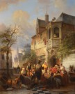 Lote 122: RUYTEN, Jan Michiel Lote 122: RUYTEN, Jan Michiel 'MERCADO EN SAINT-PAUL À ANVERS'