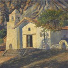 Lote 79: MALANCA, José A. 'CAPILLA EN LA SIERRA'