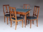 Lotes 290 y 298:
CUATRO SILLAS FRANCESAS ESTILO DIRECTORIO.
ANTIGUA MESA LIBRO FRANCESA PARA JUEGO. Lotes 290 y 298:
CUATRO SILLAS FRANCESAS ESTILO DIRECTORIO.
ANTIGUA MESA LIBRO FRANCESA PARA JUEGO.