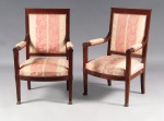 Lote 299: PAR DE SILLONES FRANCESES ESTILO DIRECTORIO. Lote 299: PAR DE SILLONES FRANCESES ESTILO DIRECTORIO. PAR DE SILLONES FRANCESES ESTILO DIRECTORIO.