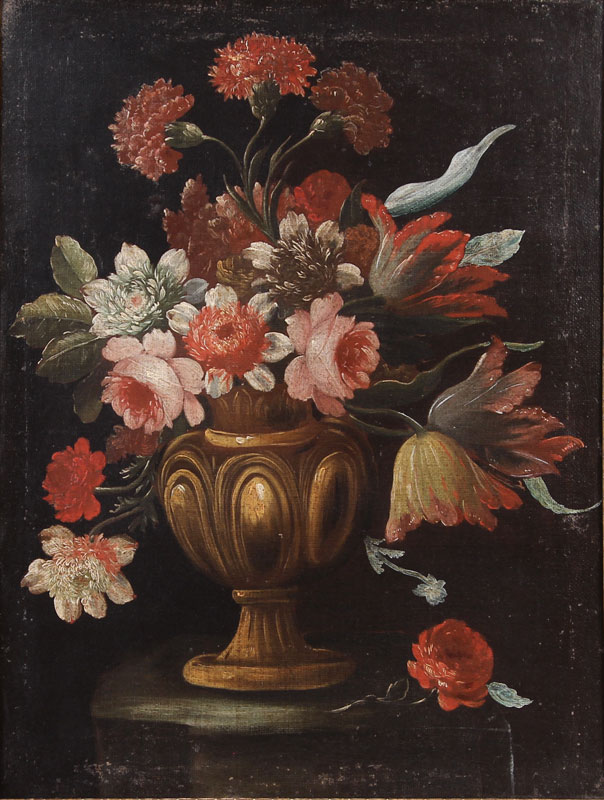  'VASO CON FLORES'