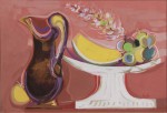 Lote 110: FORTE, Vicente Lote 110: FORTE, Vicente 'COMPOSICION CON JARRA Y FRUTOS'