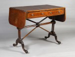 Lote 83: SOFA TABLE INGLESA CON ALETAS VOLCABLES. Lote 83: SOFA TABLE INGLESA CON ALETAS VOLCABLES. SOFA TABLE INGLESA CON ALETAS VOLCABLES.