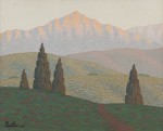Lote 103: BUTLER, Fray Guillermo Lote 103: BUTLER, Fray Guillermo 'PAISAJE SERRANO'