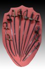 Lote 66: PANOPLIA CON ARMAS EUROPEAS DEL SIGLO XIX. Lote 66: PANOPLIA CON ARMAS EUROPEAS DEL SIGLO XIX. PANOPLIA CON ARMAS EUROPEAS DEL SIGLO XIX.