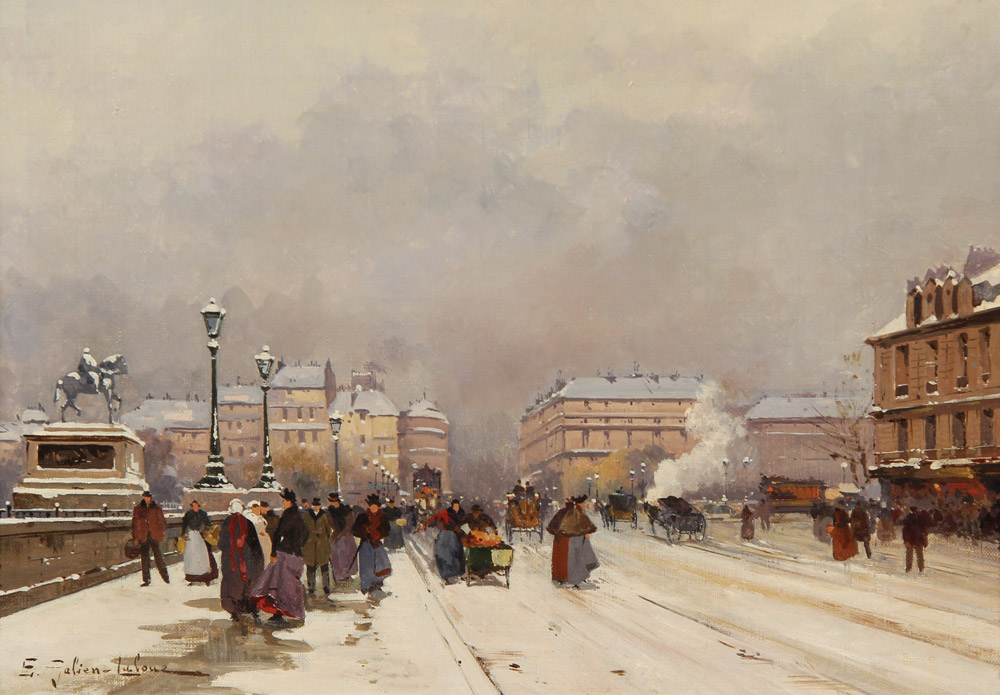 GALIEN LALOUE, Eugène 'PARIS. ESCENA INVERNAL '