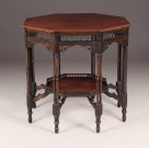 Lote 191: MESA INGLESA DE TAPA OCTOGONAL PARA CENTRO. Lote 191: MESA INGLESA DE TAPA OCTOGONAL PARA CENTRO. MESA INGLESA DE TAPA OCTOGONAL PARA CENTRO.
