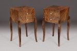 Lote 221: PAR DE PEQUEÑAS MESAS CUADRANGULARES ESTILO ART DECO. Lote 221: PAR DE PEQUEÑAS MESAS CUADRANGULARES ESTILO ART DECO. PAR DE PEQUEÑAS MESAS CUADRANGULARES ESTILO ART DECO.