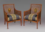 Lote 238: PAR DE MAGNIFICOS SILLONES INGLESES ADAM. Lote 238: PAR DE MAGNIFICOS SILLONES INGLESES ADAM. PAR DE MAGNIFICOS SILLONES INGLESES ADAM.
