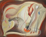 Lote 38: CHALE, Gertrudis 'ABSTRACCION SURREALISTA'