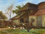 Lote 113: JACQUE, Charles Emile Lote 113: JACQUE, Charles Emile 'LA COUR'