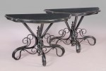 Lote 278: PAR DE CONSOLAS VIENESAS THONET DE ARRIMO. Lote 278: PAR DE CONSOLAS VIENESAS THONET DE ARRIMO. PAR DE CONSOLAS VIENESAS THONET DE ARRIMO.