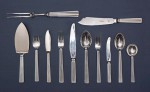 Lote 445: JUEGO DE CUBIERTOS DINAMARQUES GEORG JENSEN. Lote 445: JUEGO DE CUBIERTOS DINAMARQUES GEORG JENSEN. JUEGO DE CUBIERTOS DINAMARQUES GEORG JENSEN.