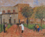 Lote 52: ROSSO, José Desiderio 'EN LA PLAZA' 