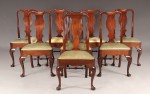 Lote 253: OCHO SILLAS DE ESTILO INGLES REINA ANA PARA COMEDOR. Lote 253: OCHO SILLAS DE ESTILO INGLES REINA ANA PARA COMEDOR. OCHO SILLAS DE ESTILO INGLES REINA ANA PARA COMEDOR.