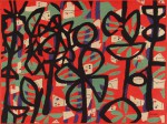 Lote 728: DE CARVALHO, Genaro Lote 728: DE CARVALHO, Genaro 'JARDIN VERMELHO'