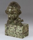 Lote 734: PEQUEÑA ESCULTURA FRANCESA DE BRONCE CON PATINA OSCURA. Lote 734: PEQUEÑA ESCULTURA FRANCESA DE BRONCE CON PATINA OSCURA. PEQUEÑA ESCULTURA FRANCESA DE BRONCE CON PATINA OSCURA.