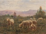 Lote 119: CHARPIN, Albert Lote 119: CHARPIN, Albert 'PASTORA CON REBAÑO'