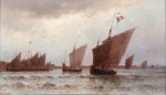 Lote 141: WEBER, Theodore Lote 141: WEBER, Theodore 'VELEROS EN LA COSTA'