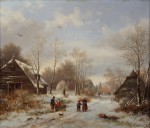 Lote 154: KOEK KOEK, Hermanus 'PAYSAGE D'HIVER'