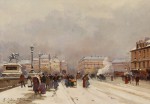 Lote 153: GALIEN LALOUE, Eugène Lote 153: GALIEN LALOUE, Eugène 'PARIS. ESCENA INVERNAL '