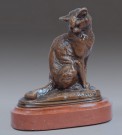Lote 653: FREMIET, Emmanuel Lote 653: FREMIET, Emmanuel 'CHAT ASSIS'