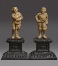 Lote 668: PAR DE PEQUEÑAS FIGURAS FRANCESAS DE MARFIL ESCULPIDO. Lote 668: PAR DE PEQUEÑAS FIGURAS FRANCESAS DE MARFIL ESCULPIDO. PAR DE PEQUEÑAS FIGURAS FRANCESAS DE MARFIL ESCULPIDO.