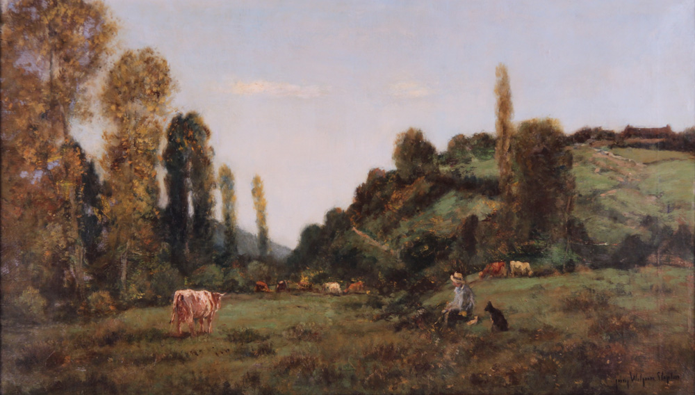 WITJENS STEPHAN, Jacques 'PASTOR CON VACAS EN UN PAISAJE'