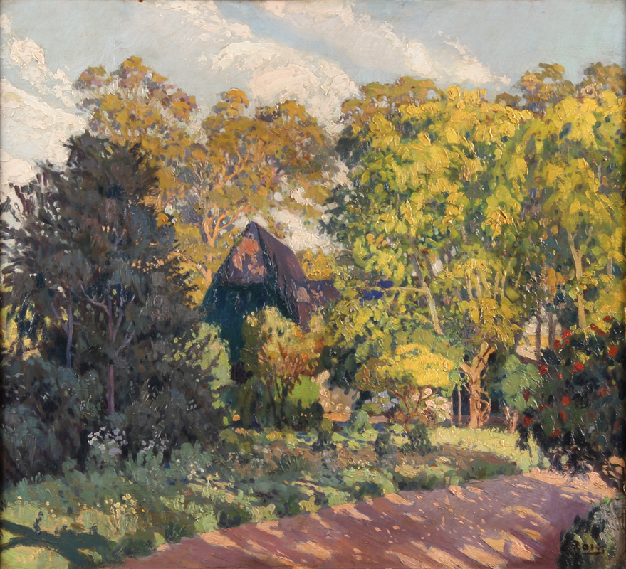 ROIG, José 'PAISAJE: QUINTA DEL SOLAR DORREGO, VICTORIA'