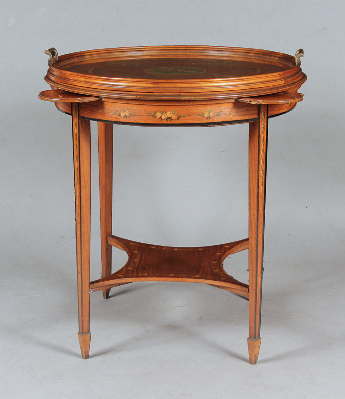  MESA INGLESA CIRCULAR ESTILO ADAM PARA CENTRO.