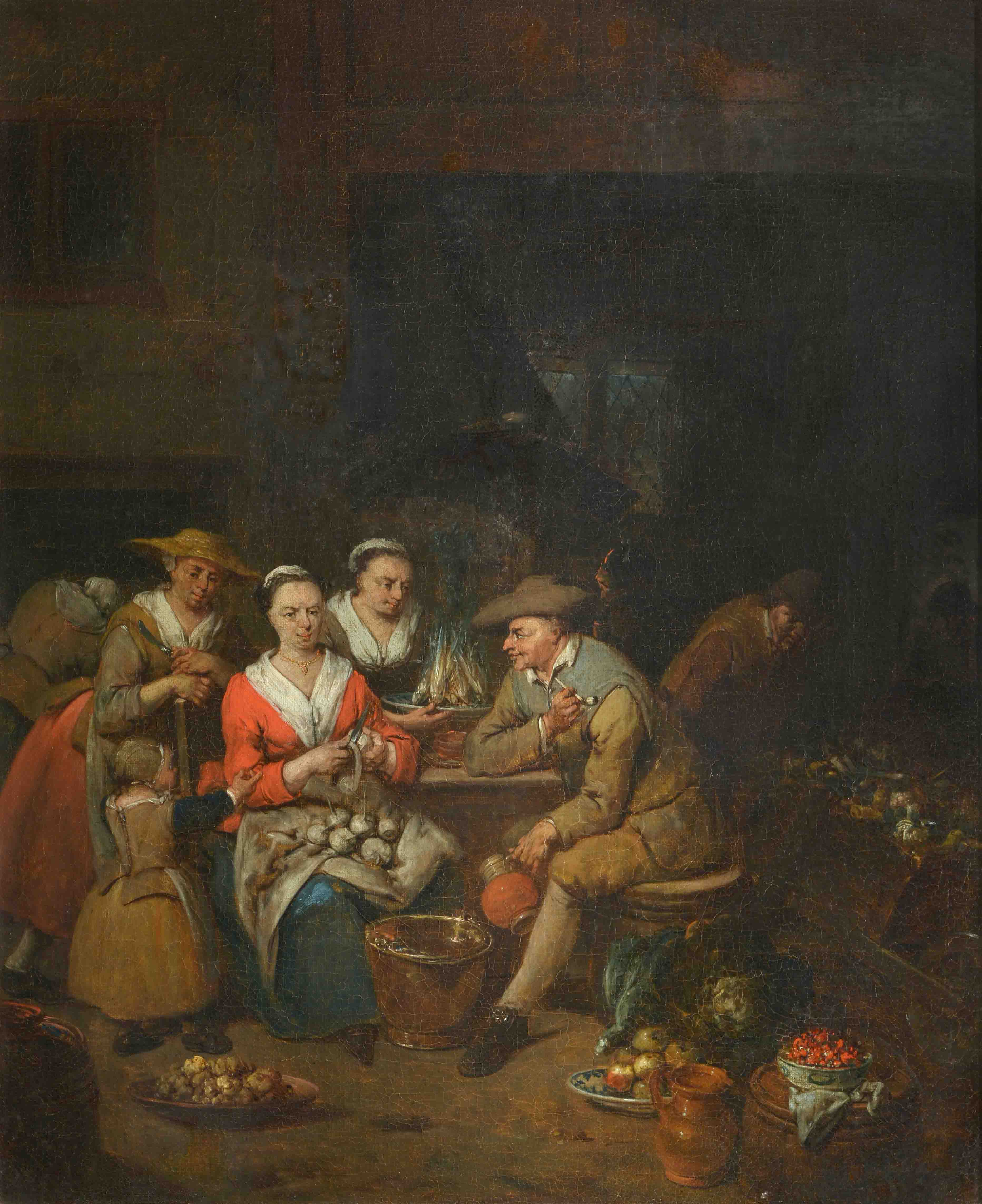 LAMBRECHTS, Jan Baptiste 'MERCADERES DE LEGUMBRES'