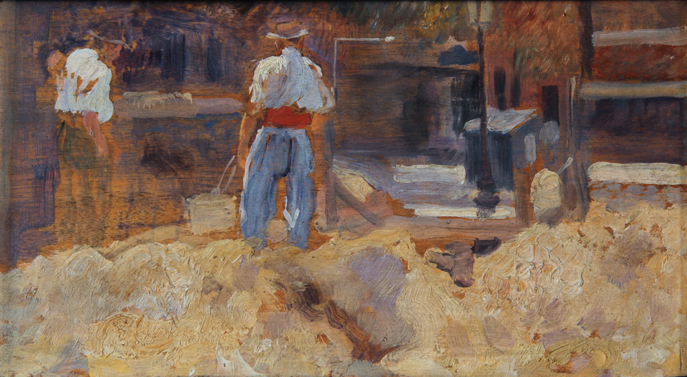 SOROLLA Y BASTIDA, Joaquín 'OBREROS EN EL CANTERO'