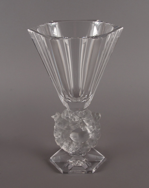  VASO FRANCES FIRMADO LALIQUE.