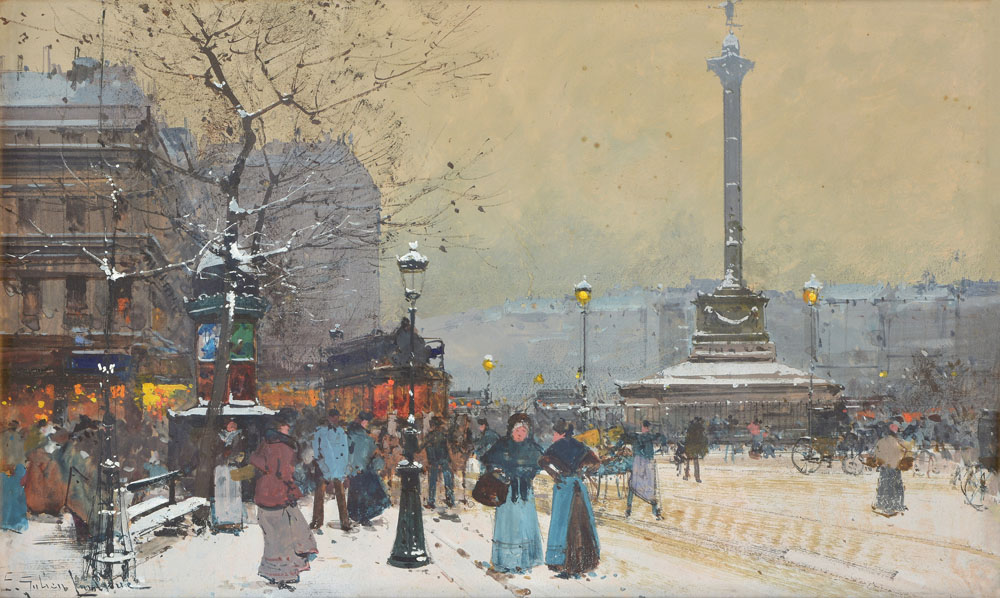 GALIEN LALOUE, Eugène 'PLACE DE LA BASTILLE'