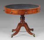 Lote 298: ANTIGUA 'DRUM TABLE' INGLESA SIGLO XIX. Lote 298: ANTIGUA 'DRUM TABLE' INGLESA SIGLO XIX. ANTIGUA 'DRUM TABLE' INGLESA SIGLO XIX.