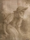Lote 143: LEGROS, Alphonse Lote 143: LEGROS, Alphonse 'RETRATO DE ANCIANO RECOLECTOR'