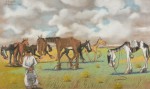 Lote 33: MOLINA CAMPOS, Florencio Lote 33: MOLINA CAMPOS, Florencio 'HASTA LA MADRINA SE ME RAI!'