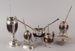 Lotes 498, 489, 495, 526 y 491:
ANTIGUO MATE DE COCO OSCURO PULIDO.
PEQUEÑO MATE CORDOBES DEL SIGLO XIX.
ANTIGUO MATE DE MATRIMONIO DEL SIGLO XVIII.
PEQUEÑO MATE ENTRERRIANO DEL SIGLO XIX.
ANTIGUO MATE PORTEÑO CON SALVILLA. Lotes 498, 489, 495, 526 y 491:
ANTIGUO MATE DE COCO OSCURO PULIDO.
PEQUEÑO MATE CORDOBES DEL SIGLO XIX.
ANTIGUO MATE DE MATRIMONIO DEL SIGLO XVIII.
PEQUEÑO MATE ENTRERRIANO DEL SIGLO XIX.
ANTIGUO MATE PORTEÑO CON SALVILLA.
