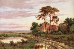 Lote 157: PARKER, Henry H. Lote 157: PARKER, Henry H. 'ESCENA EN LA CAMPIÑA'