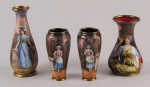 Lotes 739, 639:
VIOLETERO FRANCES DE COBRE Y ESMALTE.
PAR DE FLORERITOS FRANCESES DE LIMOGES. Lotes 739, 639:
VIOLETERO FRANCES DE COBRE Y ESMALTE.
PAR DE FLORERITOS FRANCESES DE LIMOGES.