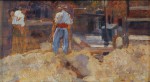 Lote 159: SOROLLA Y BASTIDA, Joaquín 'OBREROS EN EL CANTERO'